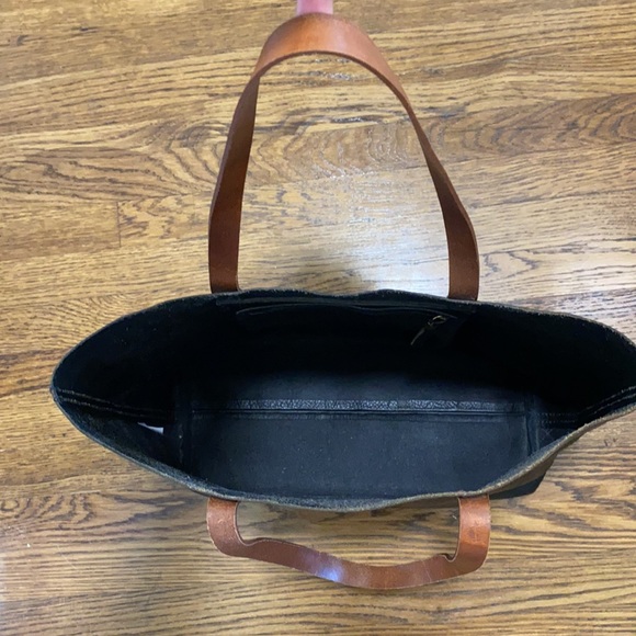 Madewell The Transport Tote - True Black Brown - Picture 7 of 11